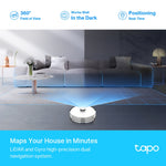 Tapo RV30 Plus Robot Vacuum & Mop + Smart Auto-Empty Dock