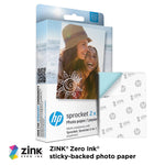 HP Sprocket Portable Photo Printer, (2x3-inch), Sticky-Backed 20 Sheets