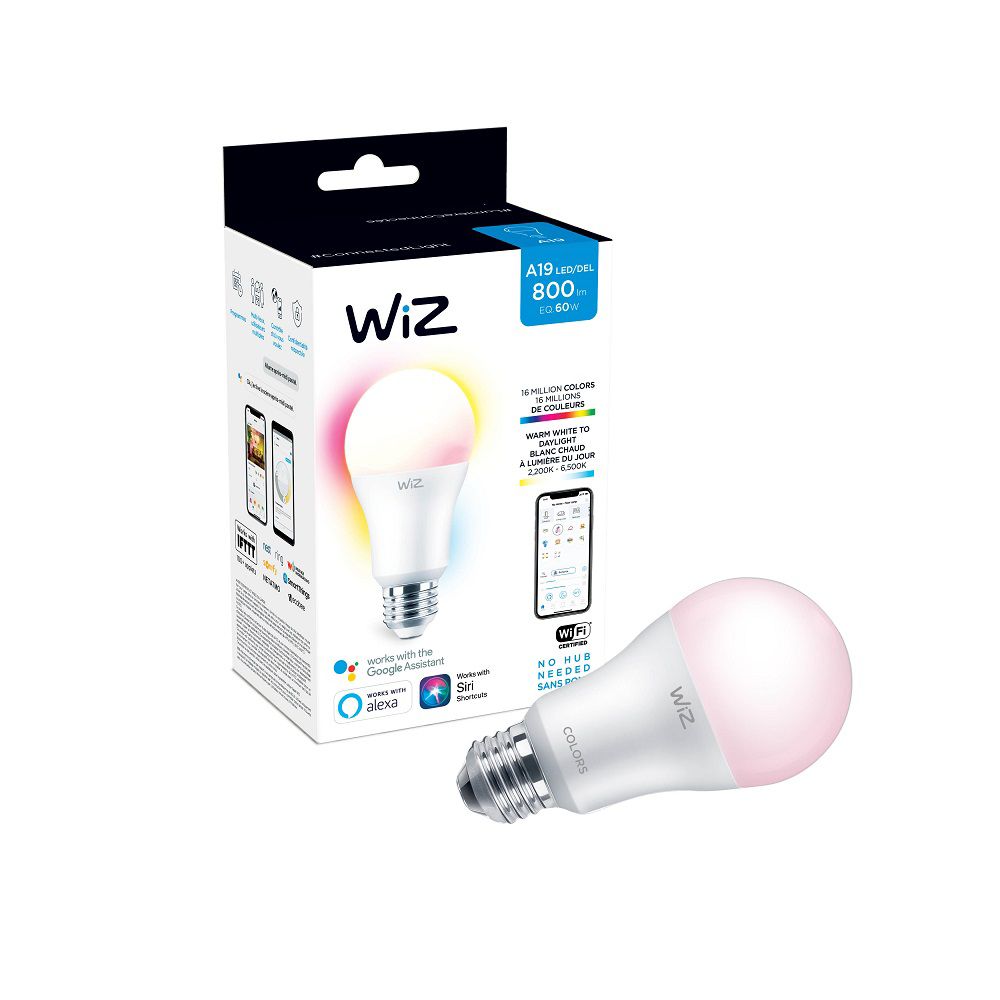 Wiz Wi-Fi Color+Tunable Smart Bulb White 9W A60 E27 806lm
