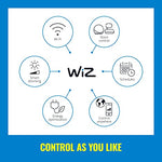 Wiz WiFi & Bluetooth Smart LED Bulb Wi-Fi BLE 50W GU10 922-65 RGB 1PF/6 Bulb